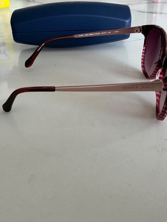 NIB Draper JAMES sunglasses DJ7005 (604) MERLOT STRIPE main image 5